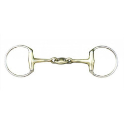 HKM dubbelgebroken bustrens argentaan, 16mm