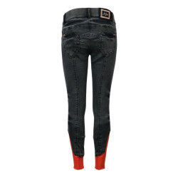 HH Rijbroek LouLou Lyon Denim Full Grip, Jet-Black