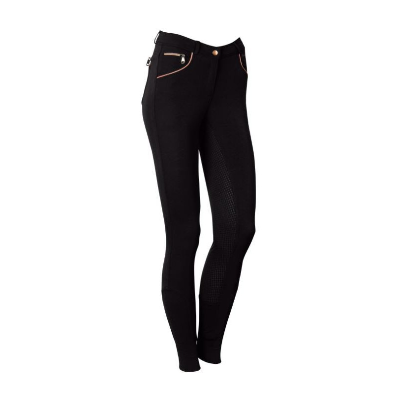 Harry's Horse Rijbroek Rhodes Full Grip, Zwart