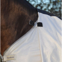 Kavalkade Vliegendeken Met Afneembare Hals/Buikflap, Lichtgrijs