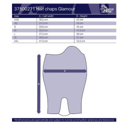 Harry's Horse Minichaps Glamour, Zwart