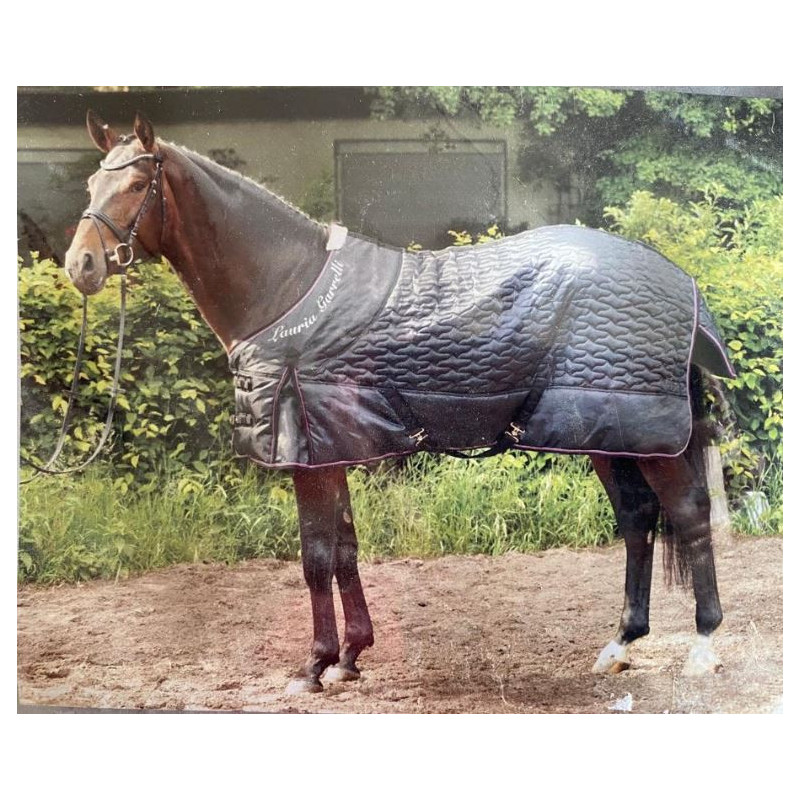 Lauria Garrelli 300gr staldeken Milano, Donkergrijs