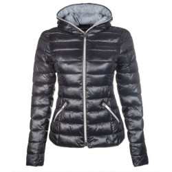 HKM donsjas Ella Shine, zwart