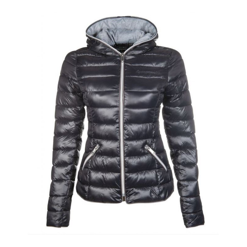 HKM donsjas Ella Shine, zwart