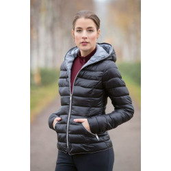 HKM donsjas Ella Shine, zwart