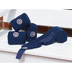 Busse Jubileum Bandages, Fleece, Donkerblauw, 3.5m