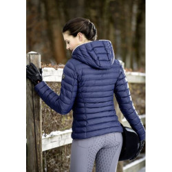 HKM donsjas Ella Shine, donkerblauw