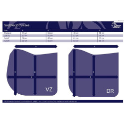 Harry's Horse zadeldek Descent, Wit