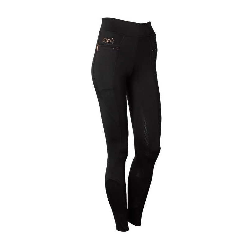 Harry's Horse Rijbroek Equitights Paros Fulll Grip, Zwart
