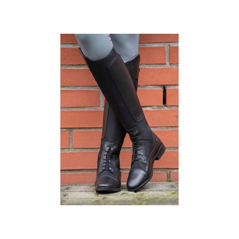 HKM Rijlaarzen Syntex Standaard, Kuitmaat S, Zwart