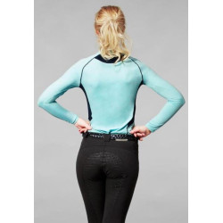 Mountain Horse Move Tech Top, Light Aqua Blue