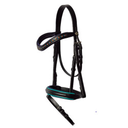 Harry's Horse Hoofdstel Diva Sea Breeze, Zwart