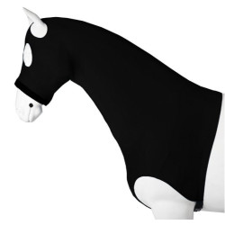 Horka Lycra Hals met masker, Zwart