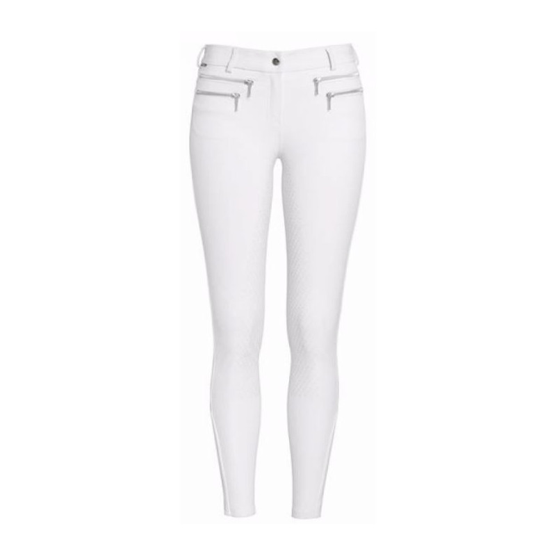 Mountain Horse Amy GTFS Full Seat Siliconen Rijbroek, Wit II