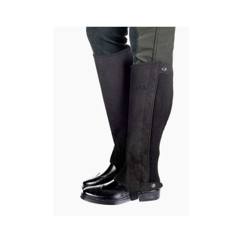 HKM amara suedine chaps, Zwart