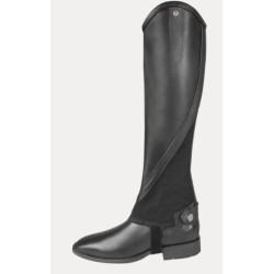 Elt leren chaps Elegance, Zwart