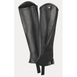 Elt leren chaps Elegance, Zwart