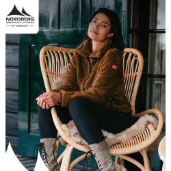 Nordberg Fluffy Vest Evy, Camel