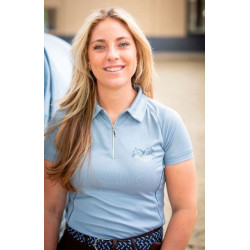 Harry's Horse Poloshirt Rodas SU23, Faded-Denim