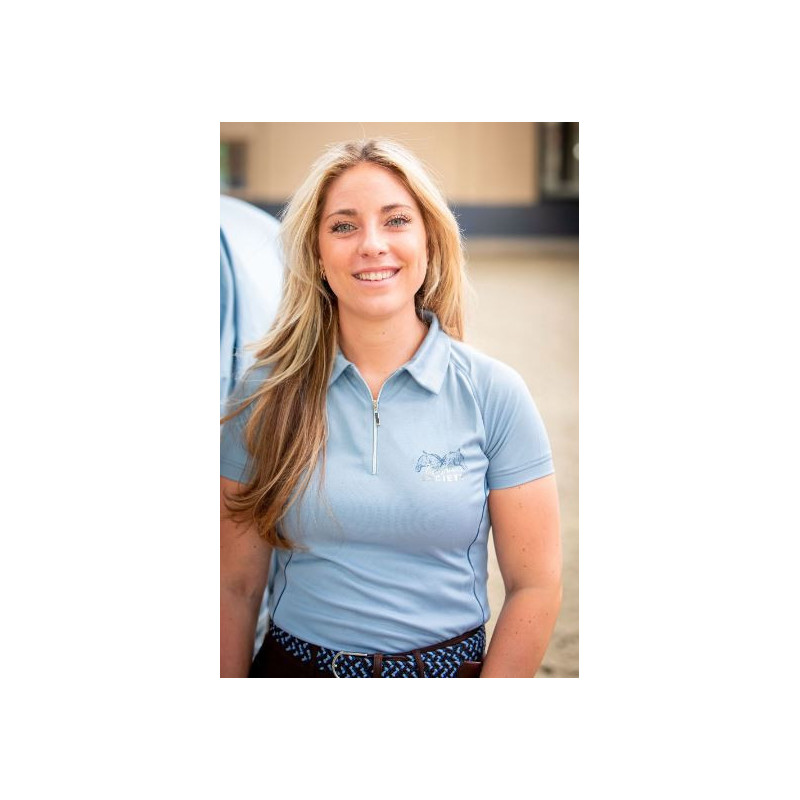 Harry's Horse Poloshirt Rodas SU23, Faded-Denim