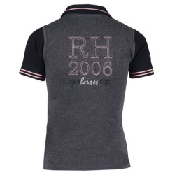 Red Horse poloshirt Filly, nachtblauw-roze
