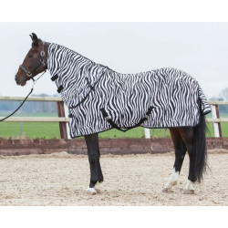 HH Vliegendeken met losse hals, zebra