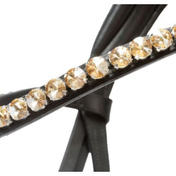 Kavalkade hoofdstel "Fortuna" KavalSH4, afneembare sperriem, Zwart