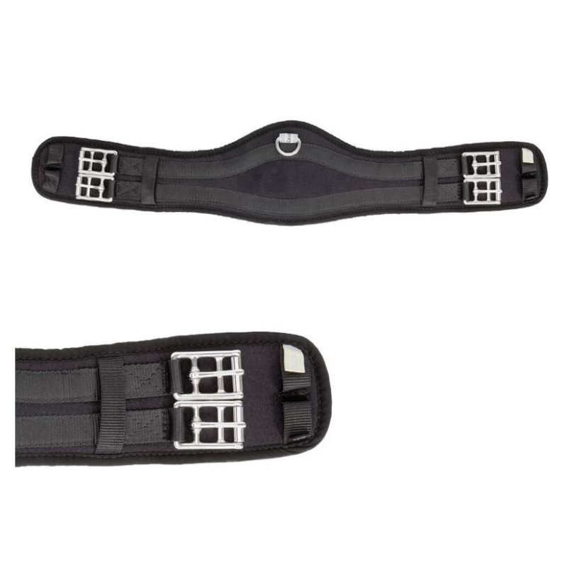 Klimatex dressuursingel "Arik" zonder elastiek, Zwart