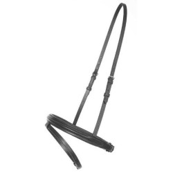 Kavalkade Engels gecombineerde neusriem, Zwart