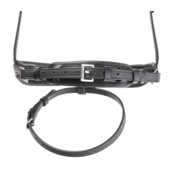 Kavalkade extra-brede aansnoerneusriem, Zwart