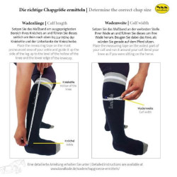 Kavalkade geolied leren chaps Remus, Zwart