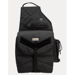 Waldhausen Dubbele Zadeltas Premium, Zwart