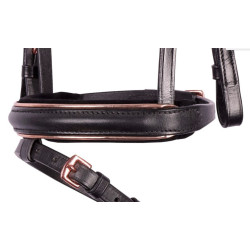 Harry's Horse hoofdstel Diva Fuchsia, Zwart