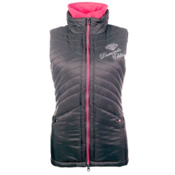 HKM bodywarmer Diamonds Pink Star, Grijs