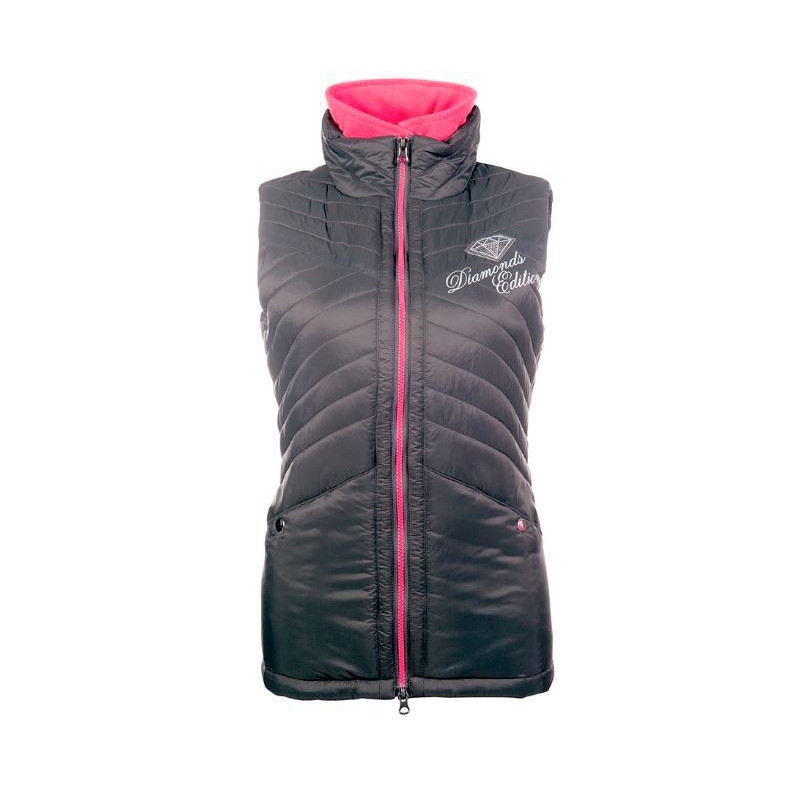 HKM bodywarmer Diamonds Pink Star, Grijs