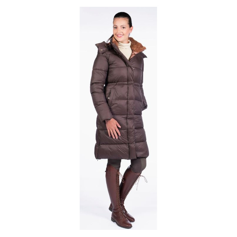 HKM gewatteerde jas Marrakesh, Donkerbruin