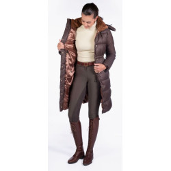 HKM gewatteerde jas Marrakesh, Donkerbruin