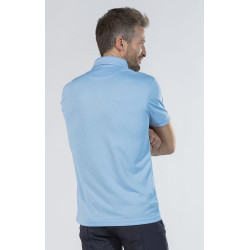 HKM heren poloshirt Classico, lichtblauw