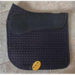 Kavalkade zadeldek/onderlegger KavalTop Vario Memory Foam 115 24, Zwart