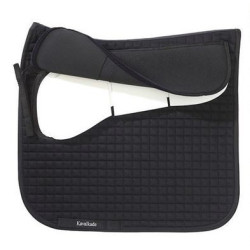 Kavalkade zadeldek/onderlegger KavalTop Vario Memory Foam 115 24, Zwart