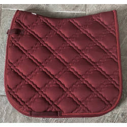 Kavalkade zadeldek met luxe stepping, Bordeaux