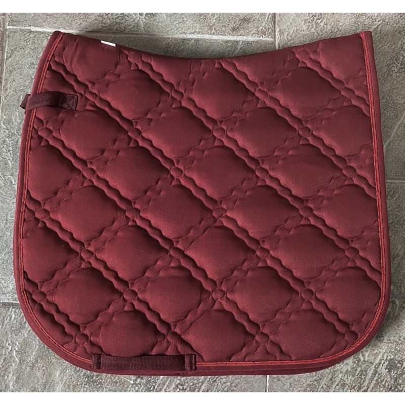 Kavalkade zadeldek met luxe stepping, Bordeaux