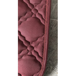 Kavalkade zadeldek met luxe stepping, Bordeaux