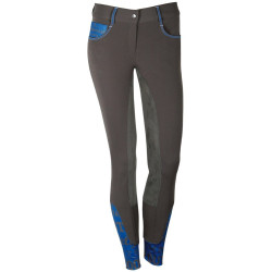 HH Otley Plus rijbroek, kunstl.zit, Dark Gull Gray