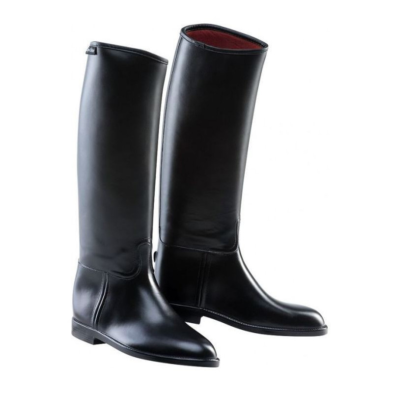 Equitheme rubber "Riding" rijlaarzen, Zwart