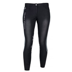 Horka rijbroek Kopenhagen, Siliconen knie, Zwart