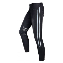 Horka rijbroek Kopenhagen, Siliconen knie, Zwart