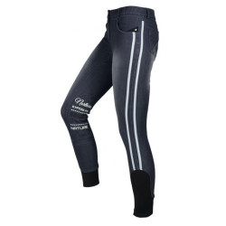 Horka rijbroek Kopenhagen, Siliconen Knie, Blauw