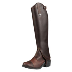 Horka leren mini chaps Jackson, Bruin