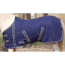 QHP fleece deken Falabella, Navy